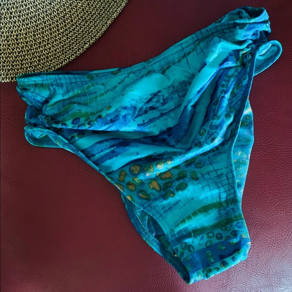 Vintage Christina High Waisted Swim Bottoms M - Picture 2 of 5